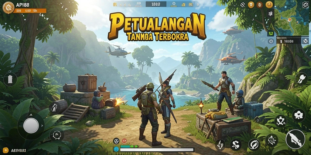 Screenshot gameplay API88 menampilkan dunia terbuka yang luas dengan grafik menawan.