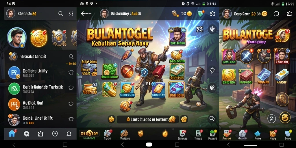 Tampilan antarmuka <strong>BULANTOGEL</strong> yang intuitif dan mudah digunakan.
