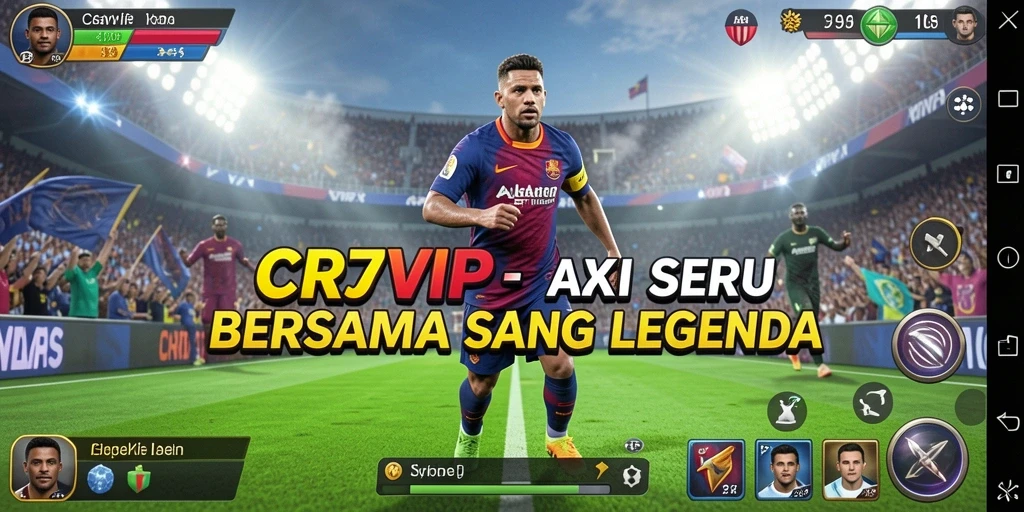 Tampilan mendebarkan dari gameplay aksi CR7VIP.