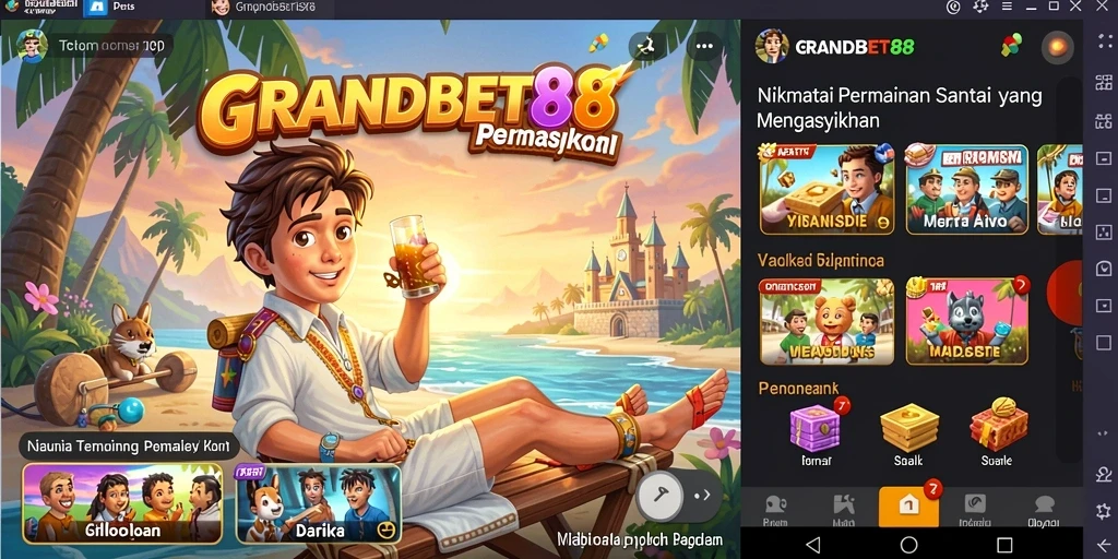 Tampilan gameplay menyenangkan di GRANDBET88 yang membuat ketagihan.