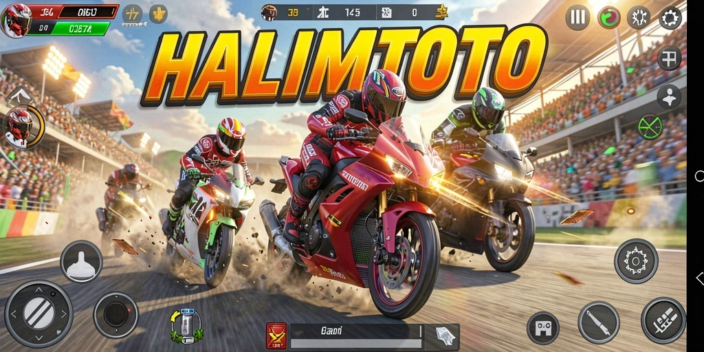 Pengalaman balapan motor yang mendebarkan di HALIMTOTO.