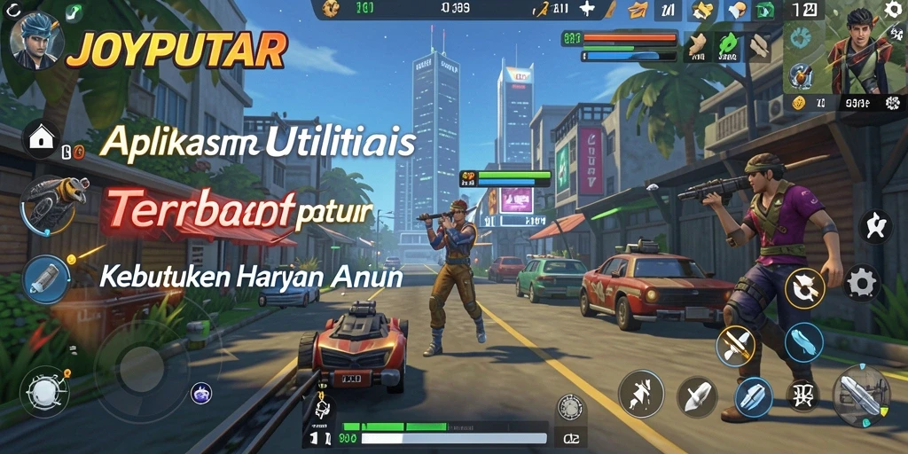 Tampilan antarmuka JOYPUTAR yang sederhana dan fungsional.