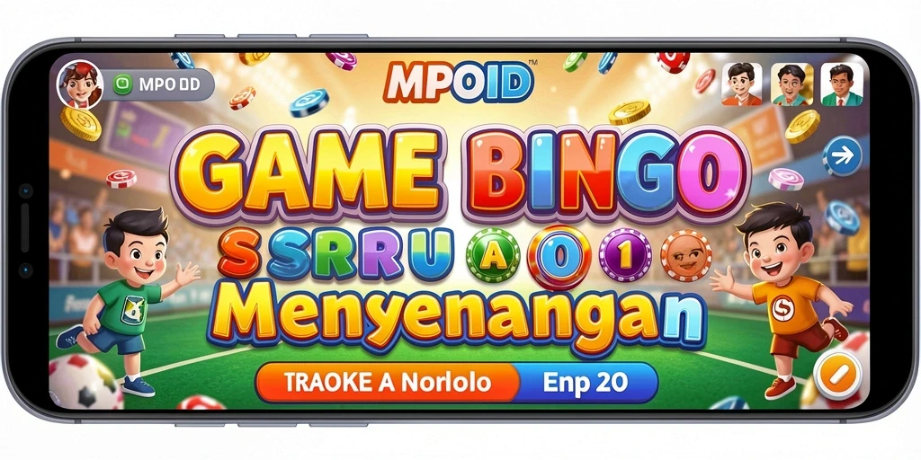 Tampilan gameplay seru di MPOID yang menampilkan Bingo interaktif.