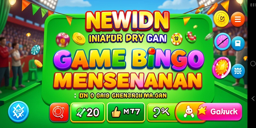 Tampilan gameplay NEWIDN dengan keseruan Bingo yang mendebarkan.