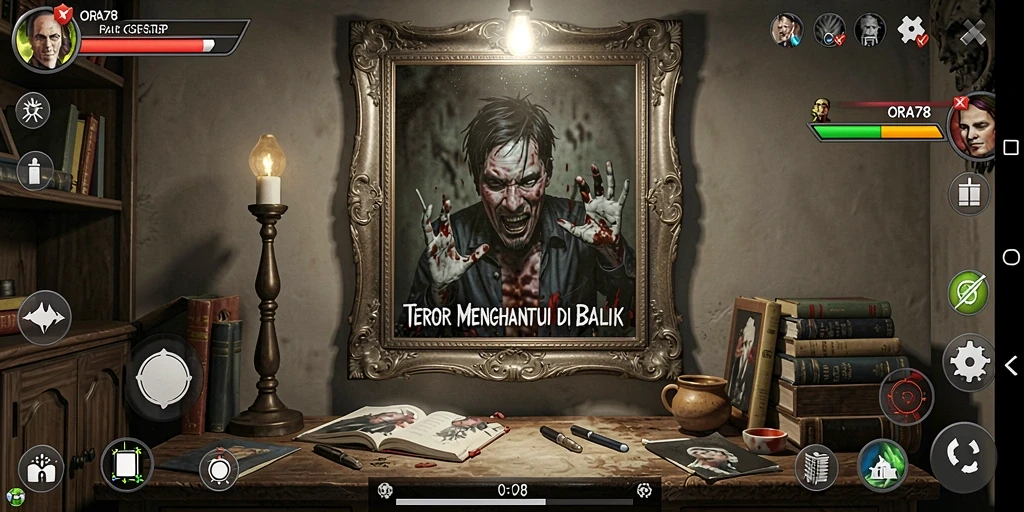 Screenshot ORA78 menunjukkan momen menegangkan dalam gameplay.