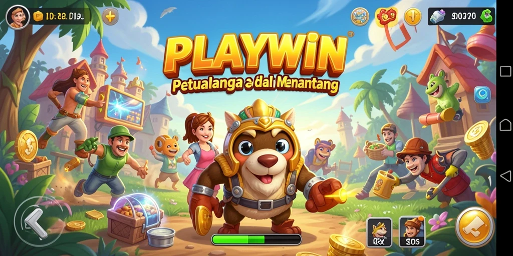 Tampilan menarik dari gameplay Arcade yang mendebarkan.