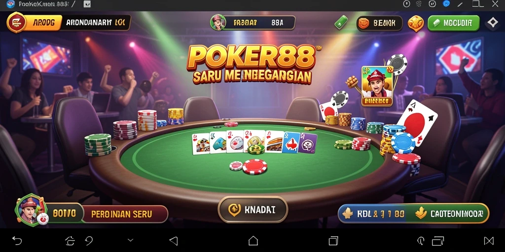 Gameplay seru POKER88 yang menegangkan dan menarik.