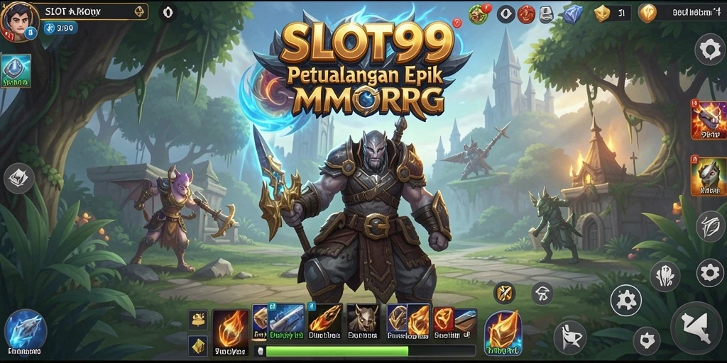 Tampilan gameplay <strong>SLOT99</strong> yang menampilkan petualangan seru di dunia MMORPG.