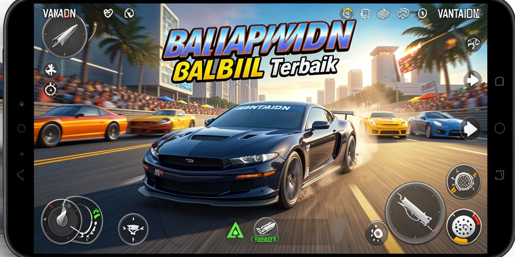 Gameplay balap yang intens dan mengasyikkan di VANTAIDN.