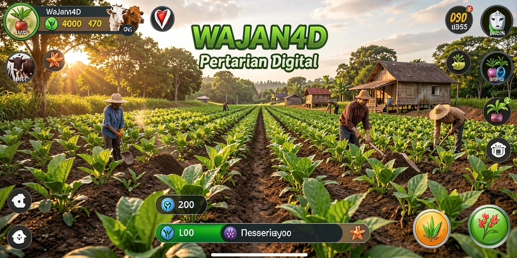 Gameplay menarik WAJAN4D dengan grafis pertanian yang menakjubkan.