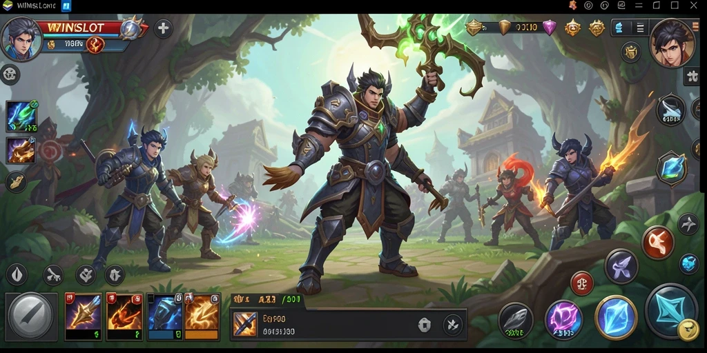 Tampilan gameplay epik dalam WINSLOT yang menampilkan aksi seru.